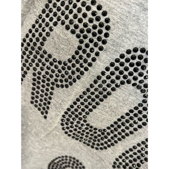 FANTASTIC FAWN Embellished red and black oversized flannel S M L - Picture 11 of 12